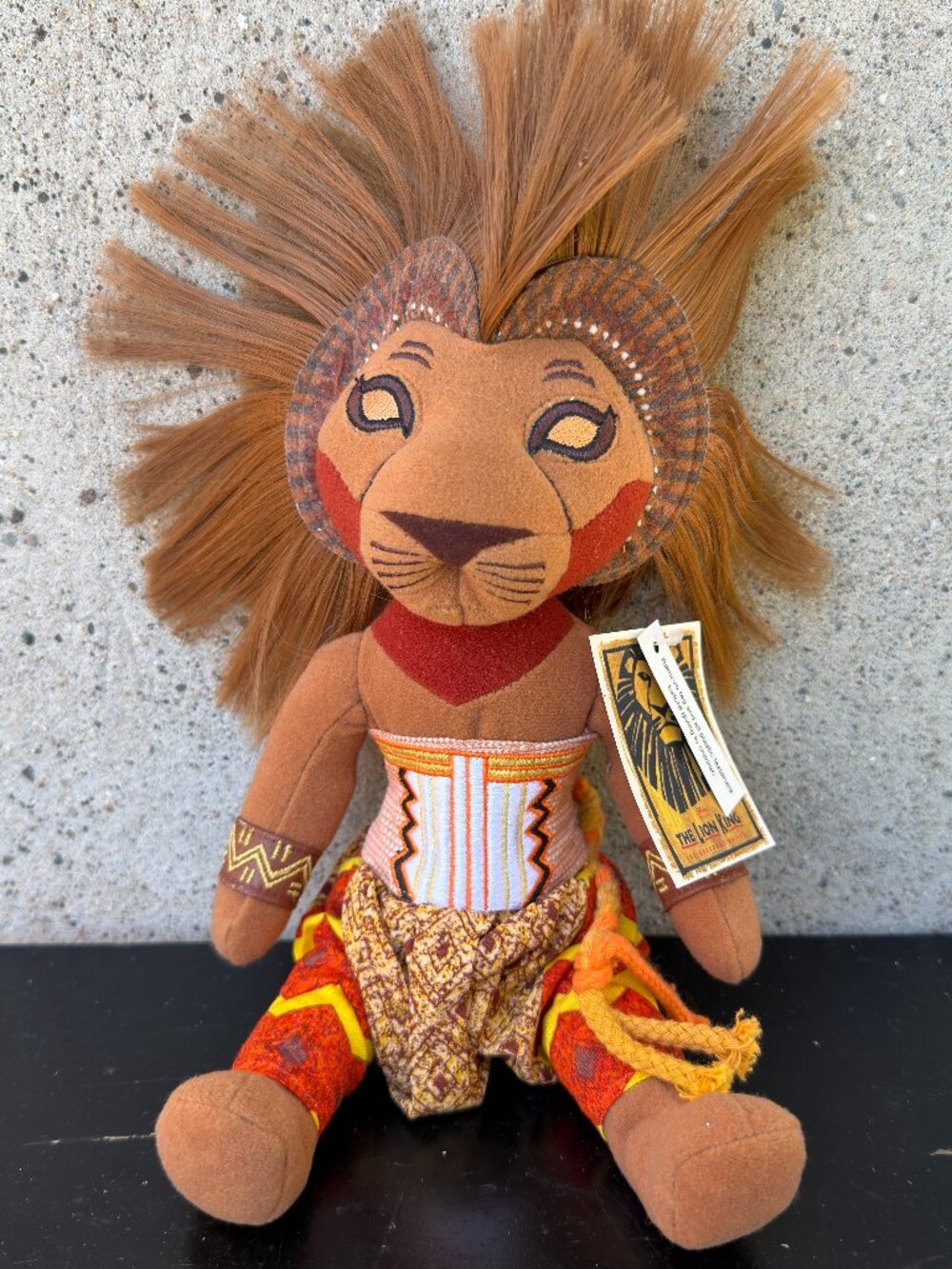 Disney The Lion King The Broadway Musical  Simba Plush New With Tags